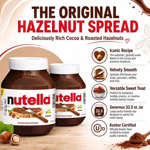 Nutella hazelnut spread with - nutella,