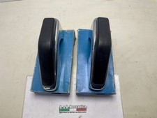 COPPIA BORCHIE ROSTRI PARAURTI CROMATE NUOVI FIAT 124 SPECIAL (OM1158)