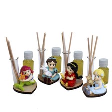 34803 Bomboniere Profumatore Cuore Principesse Baby Sirena Nascita Bimba