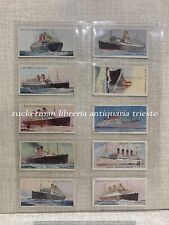 No.31-40 NAVI MERCANTILI Willy's cigarettes Bristol&London figures figurine ship