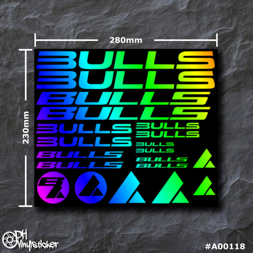 Bulls sticker effetto - bulls,
