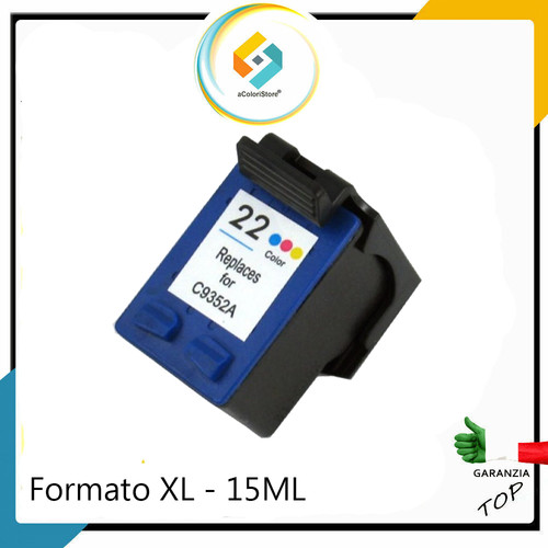 Cartuccia stampante 22xl - hp,