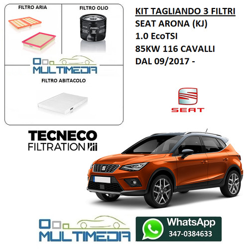 Kit filtri tecneco - filtri, seat