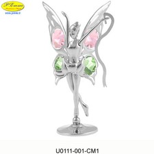 FATA BALLERINA ARGENTATA CRYSTOCRAFT BOMBONIERE OGNI RICORRENZA SPECIALE