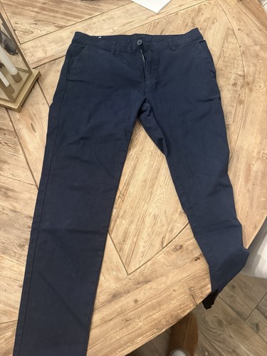 Zara pantalone chino uomo - chino, blu
