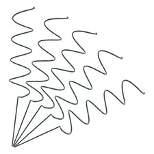  5 Pcs Rose Rampicanti Pali