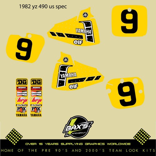 Kit grafiche yamaha 490 - yamaha, yz