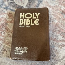 Holy Bible Giant Print Faith