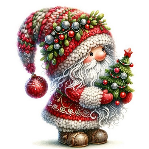 Babbo natale modello punto - babbo, (7)