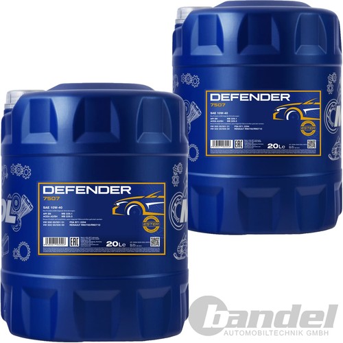 2x20l mannol defender olio - 2x20l,