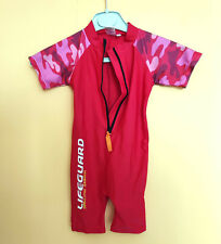 muta costume bimbo 2 anni 86/92 smiling shark lifeguard protezione UV UPF 50+