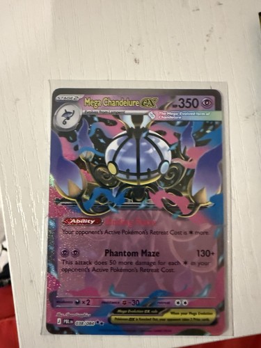 Mega chandelure 038 084 - mega, ex