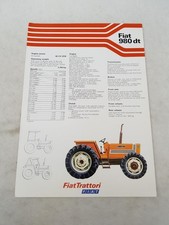 Scheda tecnica vendita trattore FIAT 980DT SETTEMBRE 1979#6.0253
