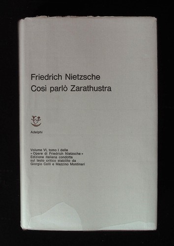 Nietzsche friedrich così - nietzsche,
