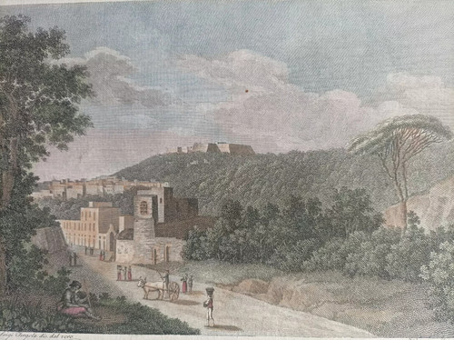Inizi 800 veduta napoli - di,