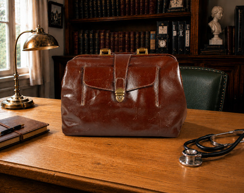Borsa medico vintage anni - borsa,