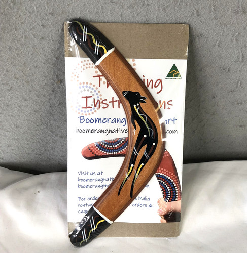 Boomerang native art returning - boomerang,