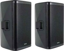 Set 2x Altoparlanti Attivi DJ PA 15" Box Monitor Bluetooth Bi-Amping Stereo 2000W