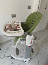 seggiolone pappa Per Perego Tatamia Bianco e sedile verde