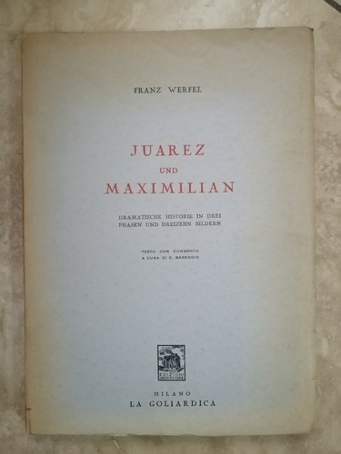 Werfel juarez und - und, maximilian
