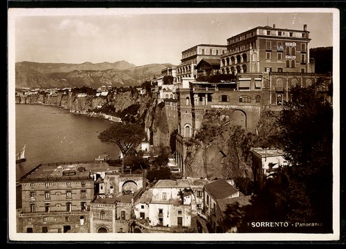 Cartolina sorrento panorama - cartolina,