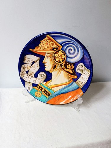 Piatto maiolica pesaro - piatto,