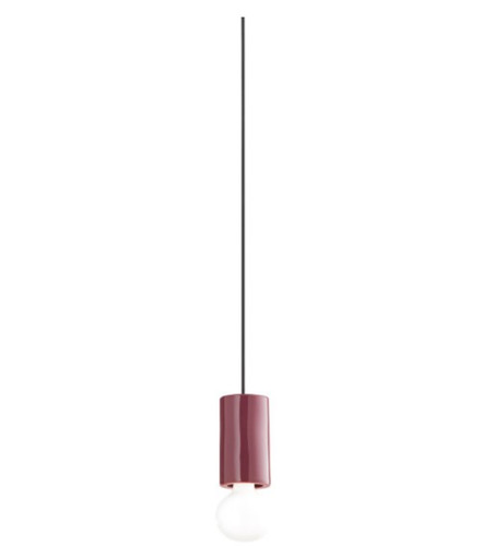 Sospensione ceramica bordeaux