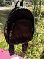 Borsa Zaino Fendi Nero Nylon