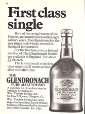 1972 advert for glendronach - 1972,