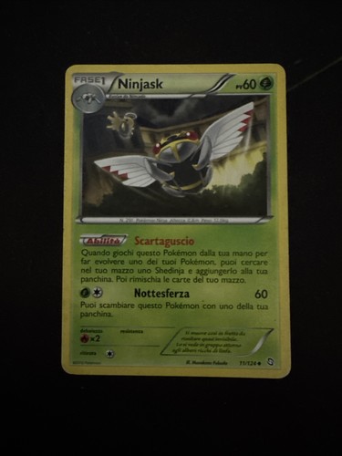 Carta pokemon ninjask 124 - pokemon, 11/124
