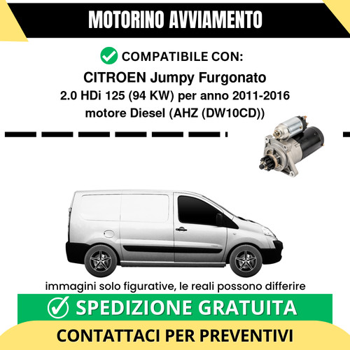 Motorino avviamento citroen - avviamento,