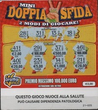 Gratta e vinci da € 2,00 - MINI DOPPIA SFIDA