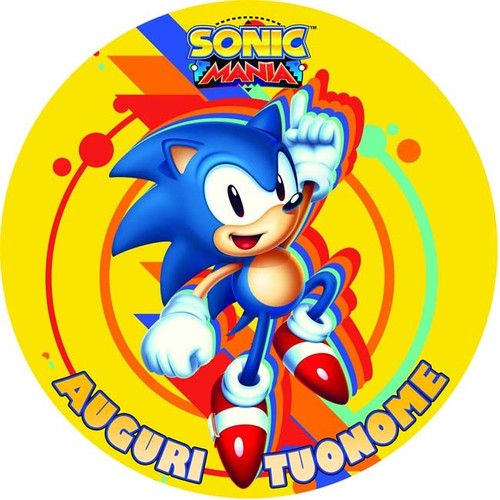 Cialda sonic compleanno - cialda,