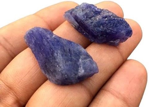 Tanzanite grezza minerale - tanzanite, cm