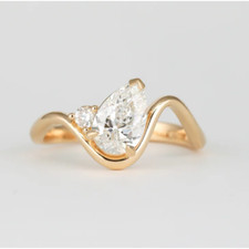 Anello in oro giallo 14 carati