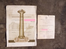 DIPLOMI REGIA MARINA AOI PER