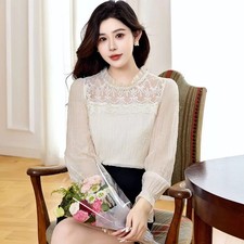 Camicia Elegante Chiffon Con