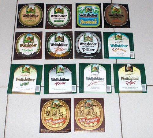Etichette birra wolfshoher - etichette,