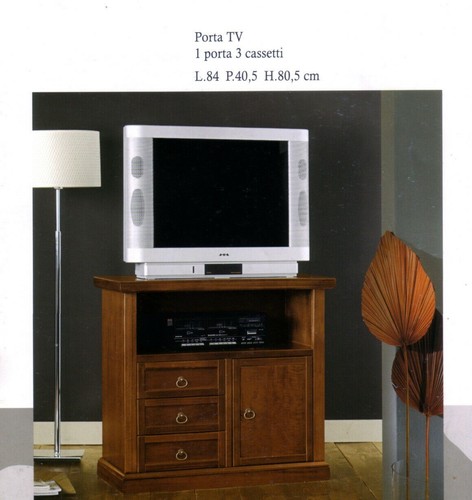 Porta legno noce - tv, 1
