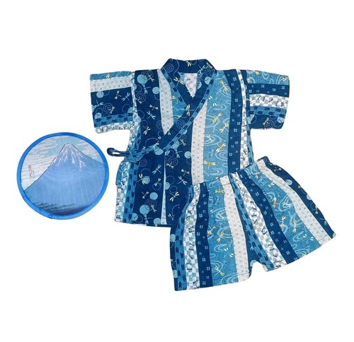 Set giapponese bambino jinbei - bambino,