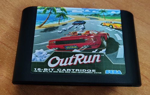 Outrun sega mega drive genesis - outrun,