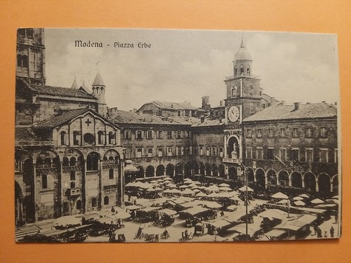 Modena piazza erbe - -,
