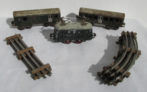 Vecchio raro set treno - set,