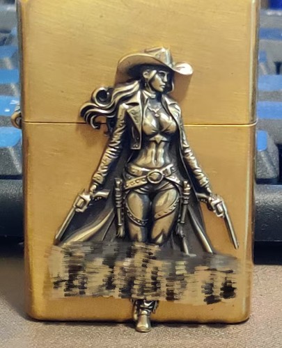 Pezzo ottone sexy cowgirl - pezzo,