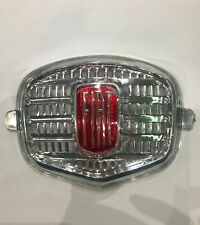 MASCHERA EMBLEMA FREGIO LOGO ANTERIORE FIAT 500 D / F IN PLASTICA CROMATA