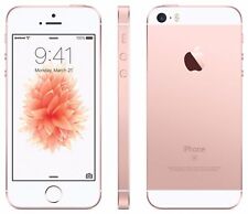 Smartphone originale Apple iPhone SE 64 GB oro rosa iOS 9 12MP sbloccato SPEDIZIONE UK