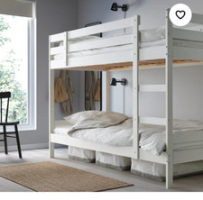 letto a castello bianco acquistato da Ikea come nuovo