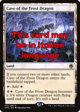 MTG CAVE OF THE FROST DRAGON
