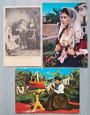 Dorgali Costume Cartoline Lotto 3 Nuoro Sardegna