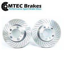 Dischi Freno Anteriori Forati Per Porsche 718 Boxster 982 2.5 GTS S2.5